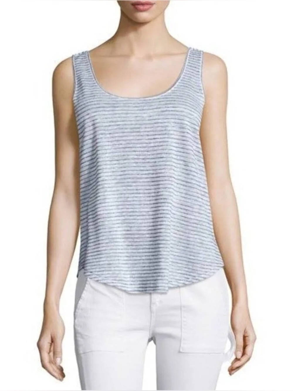 rag & bone Women's Canyon Striped Draped-Back Tank Top